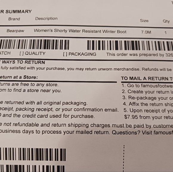 NWT!! BEARPAW SHORTIES Sz 7 (Water Resistant) - Picture 12 of 13